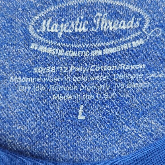 Women's 2015 Large Kansas City Royals Raglan Tshirt - Picture 3 of 4